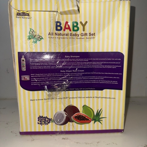 OKAY Pure Naturals Coconut Papaya Baby Shampoo and Diaper Rash Cream. - Picture 4 of 8
